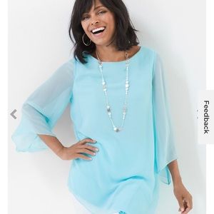 Chico’s Asymmetrical Top NWT